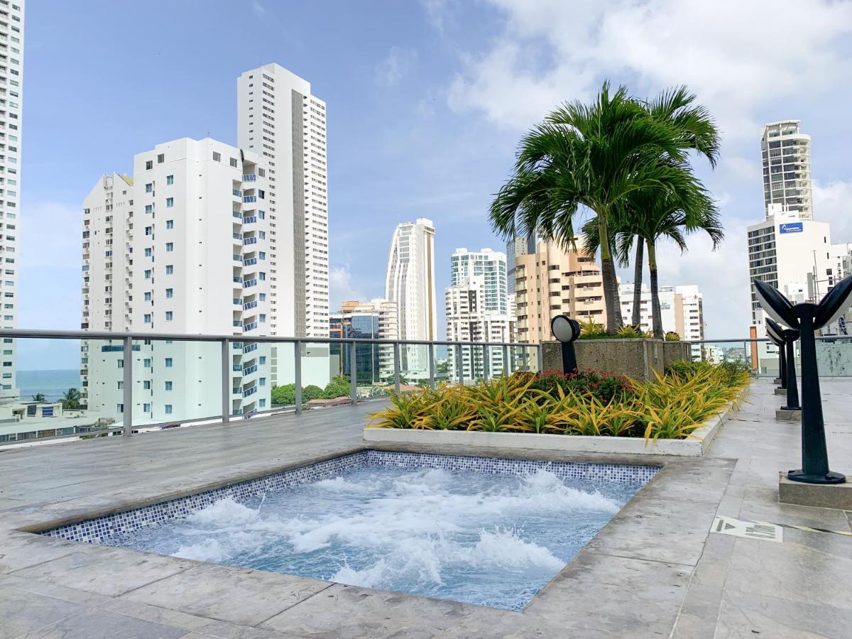 Oceanview Escape Pool, Jacuzzi & Gym In Bocagrande Apartment Cartagena Exterior photo
